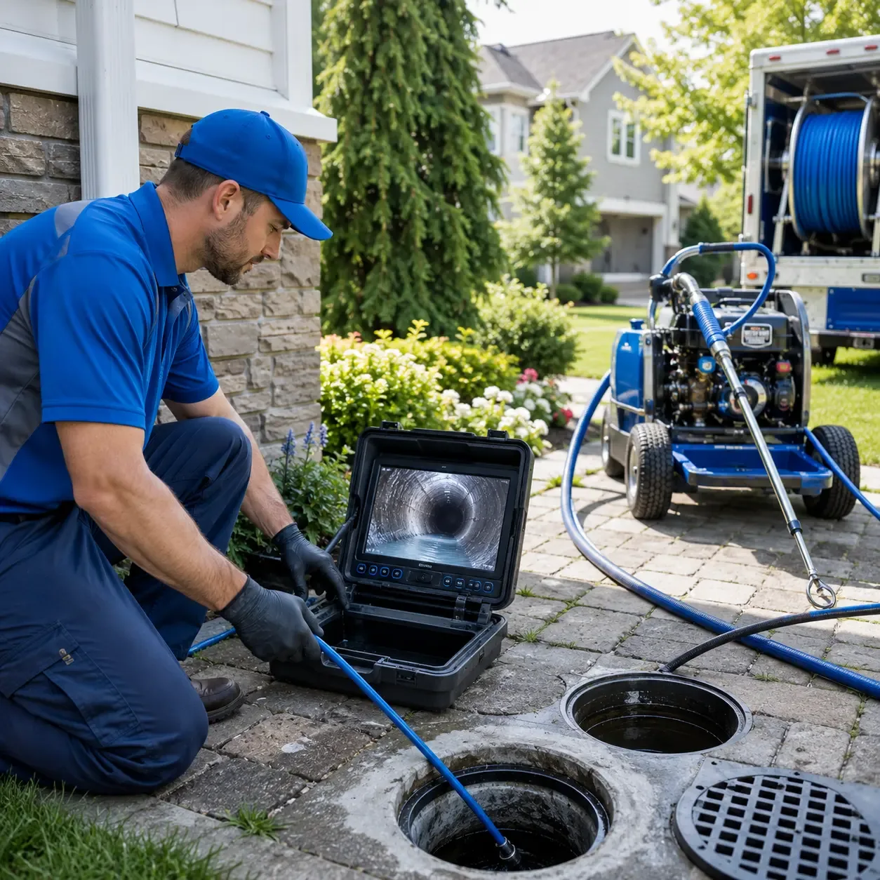 Outdoor drain cleaning professionals serving Red Jacket, WV